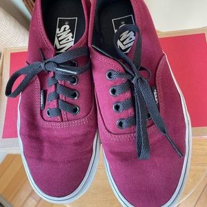 Vans Burgundy Authentic